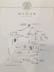 The Manor Condominium KLCC location map