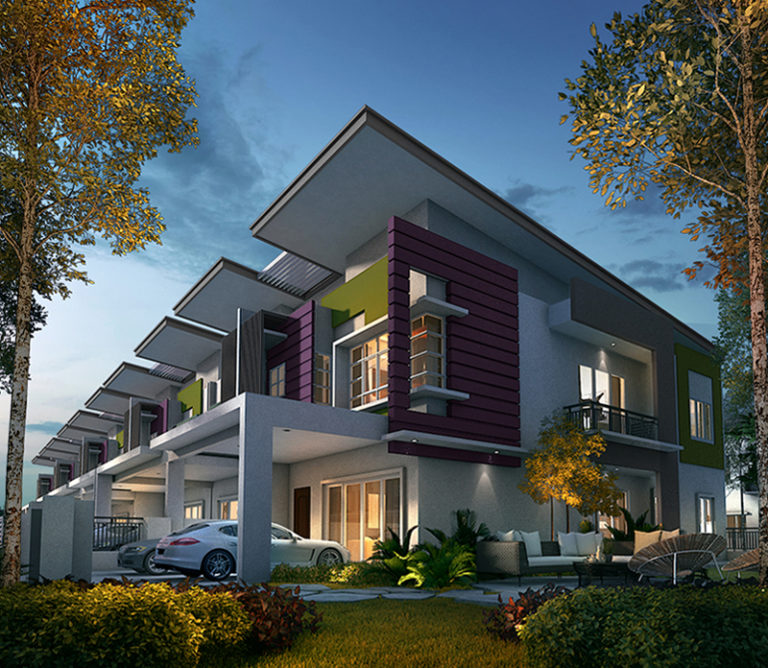 Semanja Park Terraces Kajang Double Storey House 768x668 