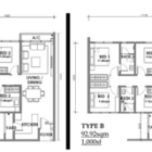 Unit-Floor-Plan-M Vertica-Serviced-Apartment | New Property Launch ...