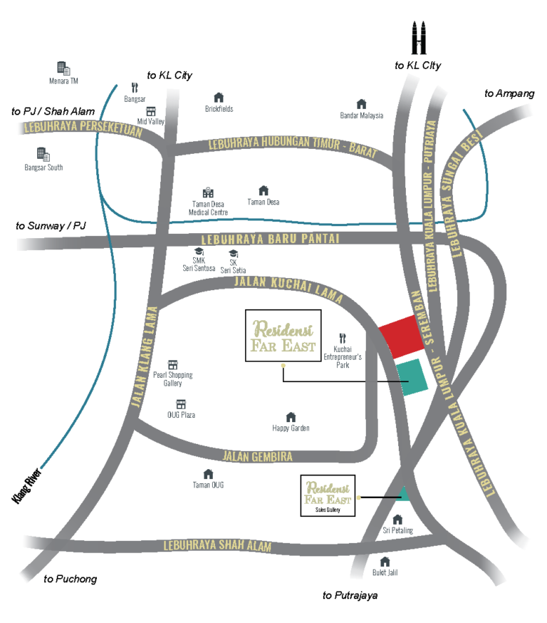 Residensi Far East Kuchai Lama New Property Launch Kuala Lumpur   Location Map Residensi Far East 768x874 