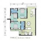 Berlian-Setapak-1,025 sq. ft.-unit