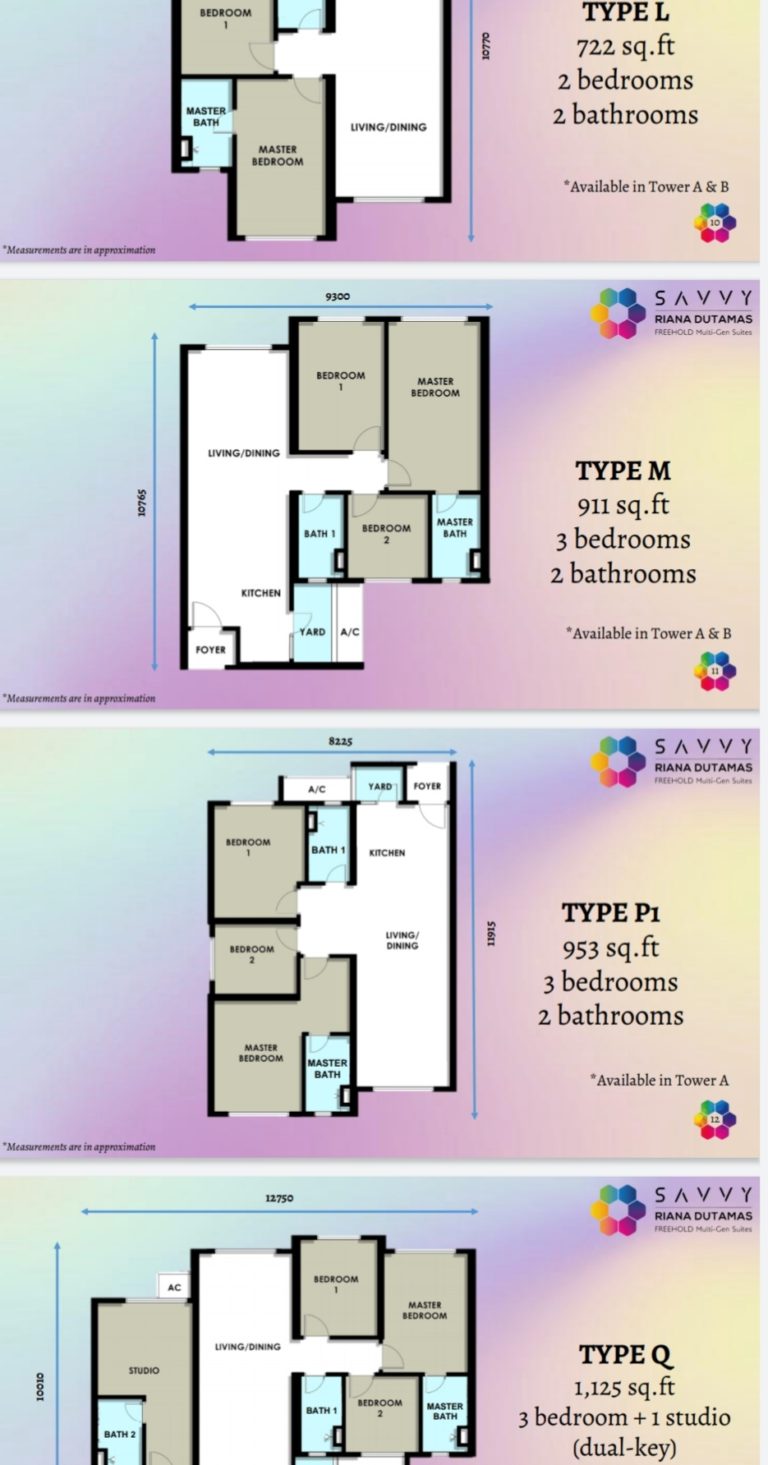 Savvy-Riana-Dutamas-Floor-Plans | New Property Launch - KL, PJ, Malaysia