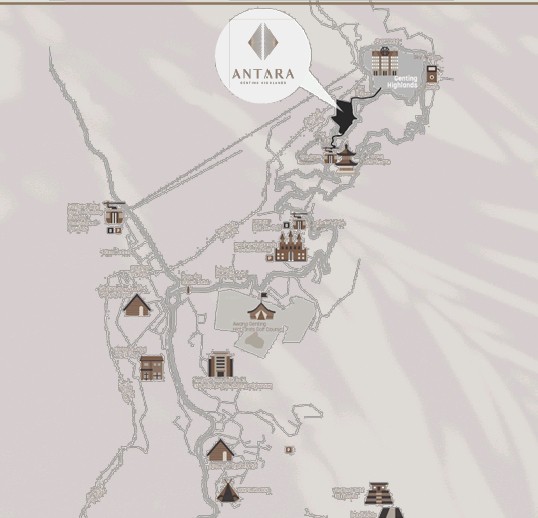 Antara Resort Suites Site Map 
