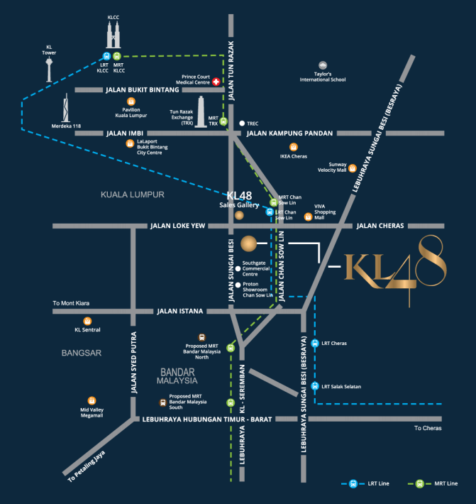 KL48 Residences is located in Sungai Besi 