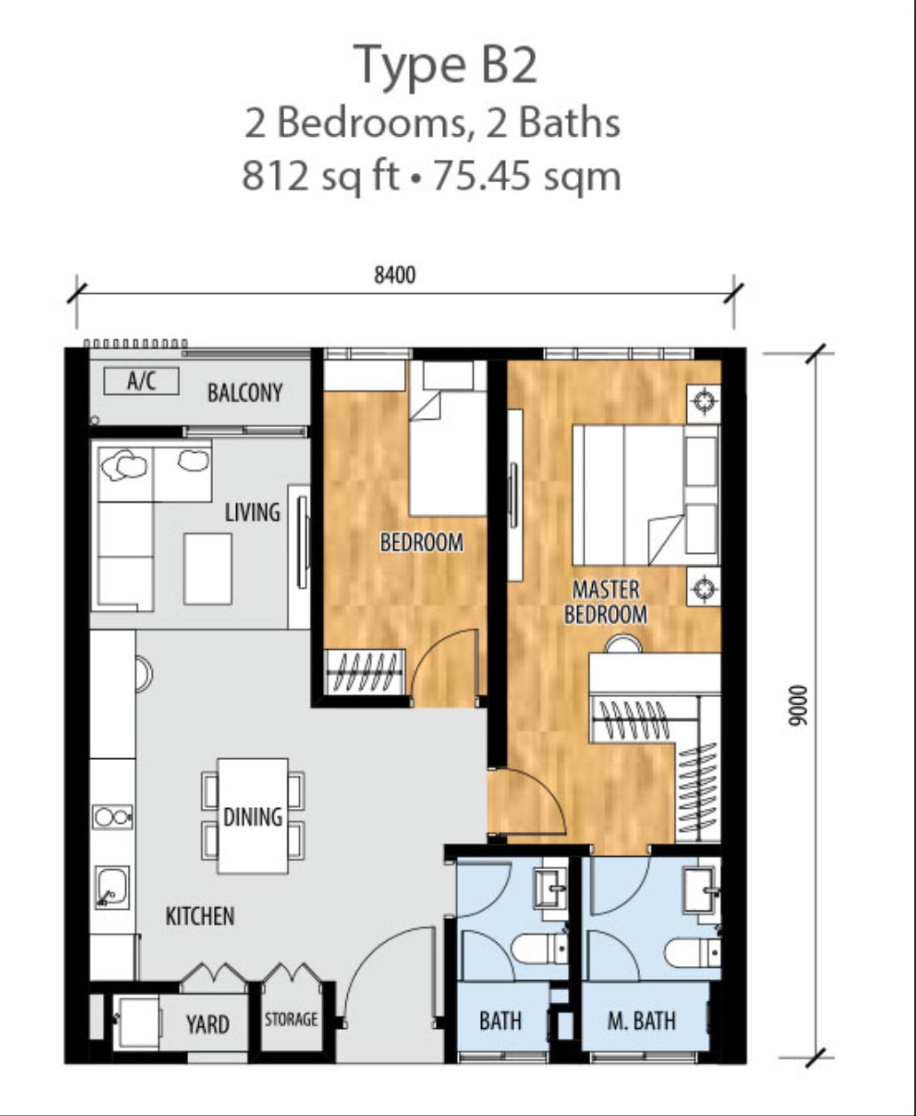 Sentral-Suites-Unit-Layout-Type-B2 | New Property Launch - Kuala Lumpur ...