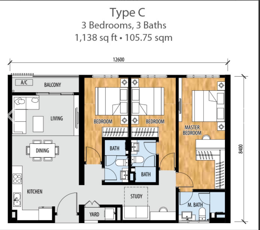 Sentral-Suites-Unit-Layout-Type-C | New Property Launch - Kuala Lumpur ...