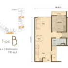 Skyline-Kuchai-Type-B-Unit-Layout