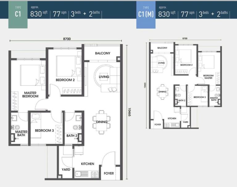 1 Unit Floor Plan 1 Unit Floor Plan